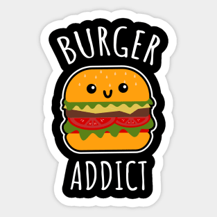 Burger Addict Sticker